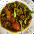 Cooksnap Hazawani Aziz semasa beliau membuat Daging Cili Berkicap.