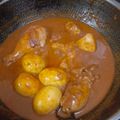 Cooksnap azlina azzeri semasa beliau membuat Gulai Ayam Kelate.
