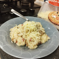 El cooksnap de Trisia cuando hizo Risotto de jamón y champiñones.