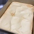 El cooksnap de Flo Almeida Dávila cuando hizo Tarta de jamón y queso con masa líquida.