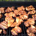 Michael Johnson's cooksnap of when they made GRILLED HULI HULI CHICKEN.