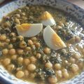 El cooksnap de Soraya (Con gusto y Salero) cuando hizo Potaje de garbanzos, espinacas y bacalao en olla rápida.