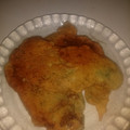 El cooksnap de Natalia Altamirano cuando hizo Milanesas marineras con papas fritas.