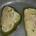 El cooksnap de Manuel Castilleja cuando hizo Pimientos rellenos de tortilla de patatas.