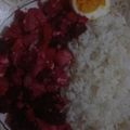 El cooksnap de Johana Loor Bermello cuando hizo Ensalada de beterava (betabel o remolacha).