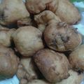 El cooksnap de Victorina Quinteros cuando hizo Buñuelos  de bananas.