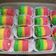 Cooksnap dari Nining Ibu'e Ufal untuk resep Rainbow cake mini roll