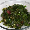 Cooksnap dari Rima Tan untuk resep Tumis Daun Melinjo/Tangkil (Isian tuk Nasi Bakar)
