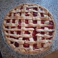 El cooksnap de chony cuando hizo Tarta de frambuesas, fresas y manzana estilo americano.