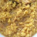 El cooksnap de Irene-Guirao cuando hizo Risotto de pollo.
