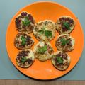 El cooksnap de Mar Gil cuando hizo Tortitas de coliflor con queso fresco o ricotta, sin gluten.