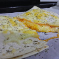 El cooksnap de Marcos cuando hizo Quesadillas de pesto, queso y pavo.