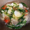 Cooksnap Salina Jalaludin semasa beliau membuat Lobak Putih bersama Kucai.