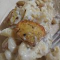 El cooksnap de Angela Silvera cuando hizo Papas y fideos a la crema.