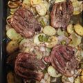 El cooksnap de Raul cuando hizo Galtas al horno en cama de patatas.
