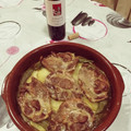El cooksnap de Victor cuando hizo Chuletas de aguja de cerdo con pimientos verdes al horno.