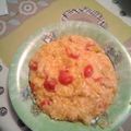 El cooksnap de Elena Puertas cuando hizo Risotto de calabacín y tomates.
