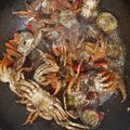 Cooksnap của Cau Hai khi họ làm theo món Ba khía xào me