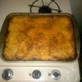 Carolyn's cooksnap of when they made Miles of Cheesy Chicken Enchiladas Casserole.