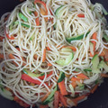 El cooksnap de Gonzalez Iris cuando hizo Pasta con verduras salteadas.