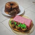 Cooksnap dari Ina Ina untuk resep Pandan chiffon cake with Chocolate ganache🍃🍁