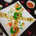 Lovely Agrawal का कुकस्नैप जब उन्होंने वेज मोमोज (veg momos recipe in hindi) बनाया था।
