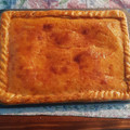 El cooksnap de Maira Stella cuando hizo Tarta de fiambre.