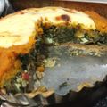 El cooksnap de Fiore Martin cuando hizo Tarta bicolor de zapallo y acelga.