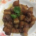 รูป Cooksnap ของ Tzar En Vanassa เมื่อเขาทำ หมูสามชั้นต้มน้ำปลา