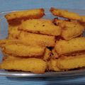 Belle-Bakings Cooksnap-ja, amikor elkészítette a(z) Fűszeres-sajtos polenta rudacskák receptet.
