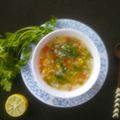 Alpa Pandya's cooksnap of when they made લેમન કોરિઅન્ડર સૂપ.