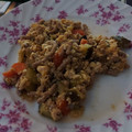 El cooksnap de Clara Bonet Duran cuando hizo Carne picada mixta con verduras y huevos revueltos.