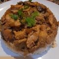 Cooksnap dari tsankari untuk resep Nasi Tim Ayam Jamur