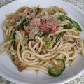 クック6DDPP8☆'s cooksnap of when they made 即席10分！麺つゆで簡単✿焼きうどん✿.