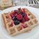 El cooksnap de Natalia Romanet cuando hizo Waffles de avena.