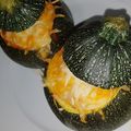 El cooksnap de Merche Ortega cuando hizo Calabacines rellenos de atún y queso parmigiano.
