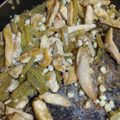 El cooksnap de Day Lectora cuando hizo Fajitas de pollo con nopales.