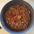 Yodaga's cooksnap of when they made Super Easy & Inexpensive (Spaghetti) Vegetable Chow Mein.
