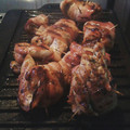 El cooksnap de Carlos Miranda cuando hizo Supremas de Pollo Rellenas.