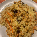 El cooksnap de Esther cuando hizo Cous cous con garbanzos especiados.