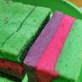 Cooksnap dari Hestiningsih Damayanti untuk resep Rainbow cake kukus Ny.liem 4 telur 🌈🌈🌈