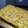 El cooksnap de Lorena Ponzoni cuando hizo Torta de queso y cebolla con masa licuada.