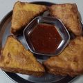 Nisha's cooksnap of when they made બ્રેડ  પકોડા.