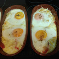 El cooksnap de Cristina Suárez cuando hizo Huevo al horno con verduras.