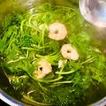 Cooksnap của Dibee khi họ làm theo món Canh cải đuôi phụng nấu cá cơm bờm