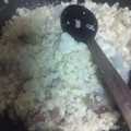 El cooksnap de Inma Gv cuando hizo Huevos revueltos con bacalao.