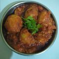 Prafulla Ramoliya's cooksnap of when they made ભરેલા બટેટા નું શાક.