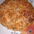 Poonam Saraswat's cooksnap of when they made Onion rava uttapam.