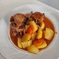 El cooksnap de Gene G. cuando hizo Rabo de ternera al vino tinto.