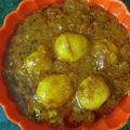 Vanika Agrawal's cooksnap of when they made Kashmiri Dum Aloo.